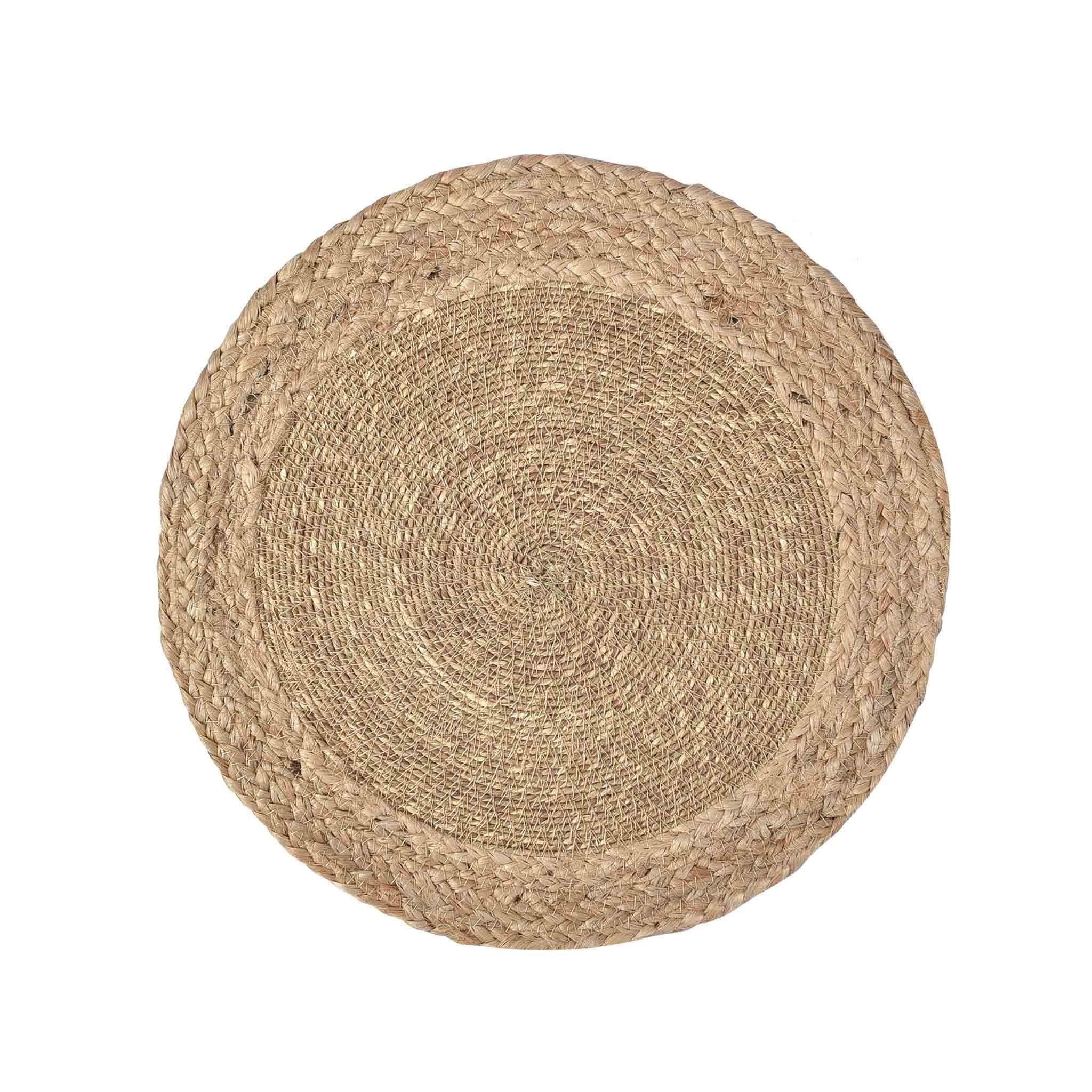 Braided Jute Placemat in Natural, Set of 2