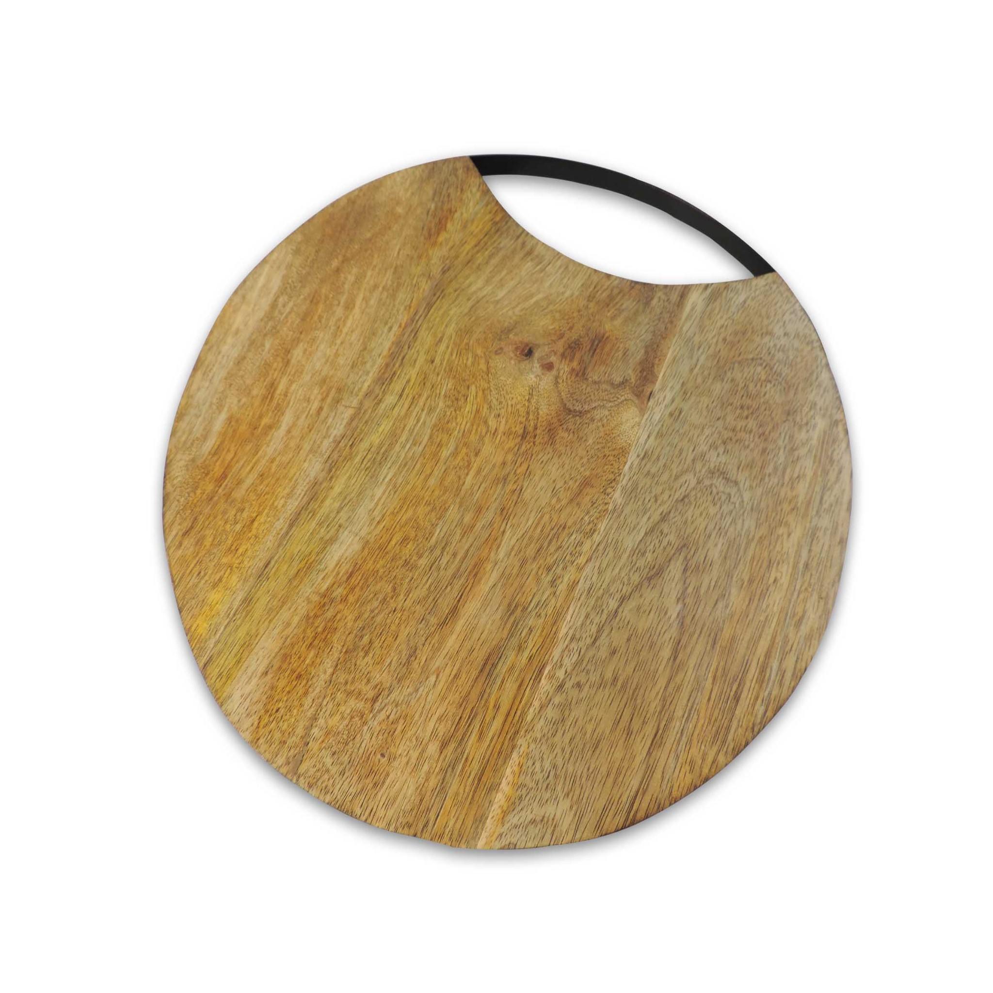 Round Wood Serving Board
