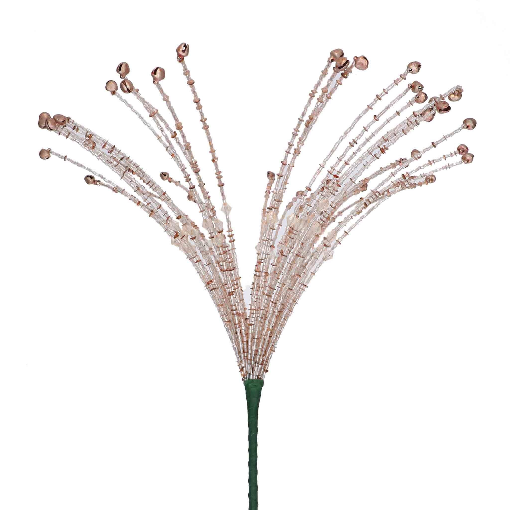 Tres Chic Beaded Picks<br>Color: Pink & Green<br>Size: 12"X21"<br>Set of 6 - Trunkin' USA